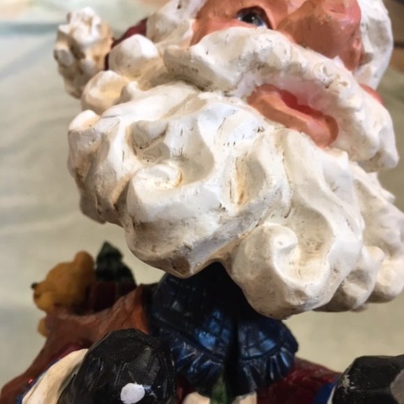 Christmas Santa Bobble Head In Original Box 9" - Picture 7 of 13